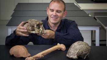 This is Dr Stephen Munro at the School of Anthropology and Archaeology at ANU. -  Phil Dooley, ANU